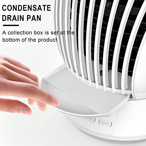 Kişisel Klima, Taşınabilir Serin Soğutma Yatak Odası AirCooler Akıllı 45 ° Sallayarak Kafa USB Fan Masaüstü 3 Hız,