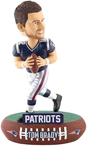 Tom Brady New England Patriots Baller Özel Baskı Bobblehead NFL Sınırlı Sayıda Koleksiyon