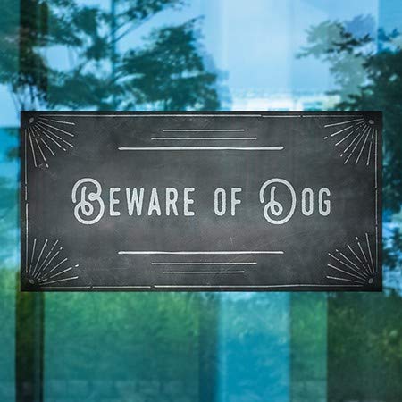CGSıgnLab / Köpek Tebeşir Köşesine Dikkat Edin Pencere Tutacağı | 24 x12