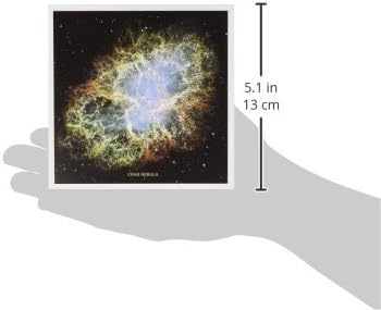 Galaksi ve Bulutsu-Yengeç Bulutsusu-Tebrik Kartı, 6 x 6 inç, tekli (gc_76785_5)
