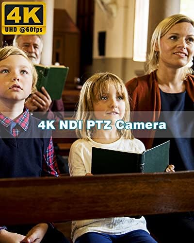 FoMaKo 4 K NDI Kamera 60FPS 20X Optik Zoom + KC608 IP PTZ Denetleyici, 2 adet K820N + 1 adet KC608 pro PTZ Kamera