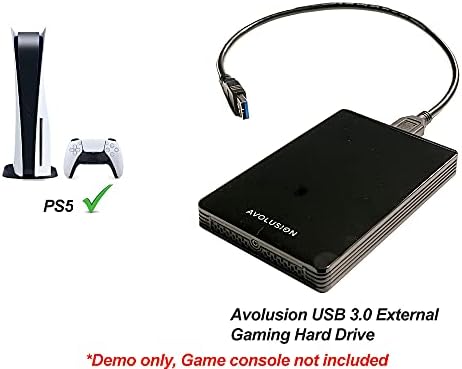 Avolusion HD250U3-Z1-PRO 1TB USB 3.0 Taşınabilir Harici Oyun Sabit Diski (PS5 Önceden Biçimlendirilmiş) - 2 Yıl Garanti