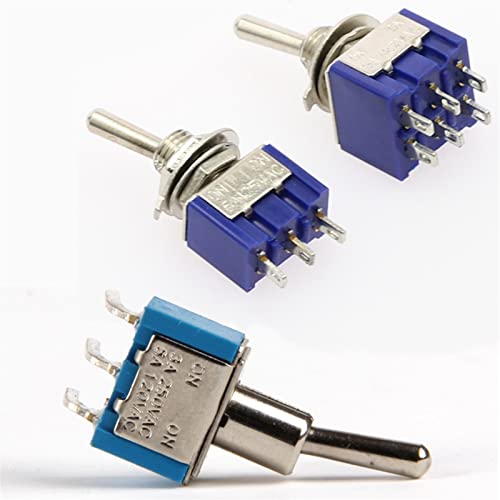 Endüstriyel Anahtarlar 2 ADET 6mm Anahtarları Minyatür Geçiş Anahtarı Tek Kutuplu Çift Atış Mini Su Geçirmez Kap Akıllı
