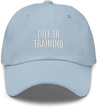 Eğitimde DİLF İşlemeli Beyzbol Şapkası Baba Şapkası, Erkekler için Komik DİLF Şapkası