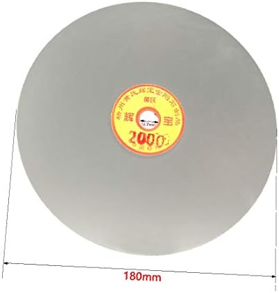 X-DREE 180mm 7 inç Kum 2000 Elmas Kaplı Düz Tur Disk Tekerlek Taşlama Zımpara Diski(Disko de lija de 180mm de 7 pulgadas