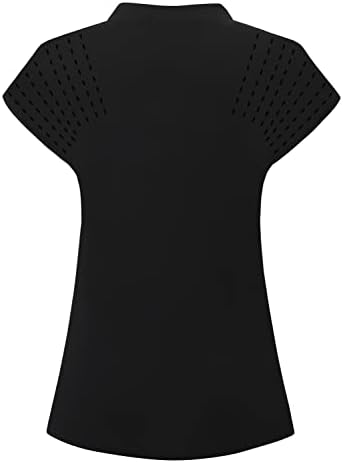 Moydan kadın Golf polo gömlekler Hafif Nem Esneklik Tenis Atletik T Shirt