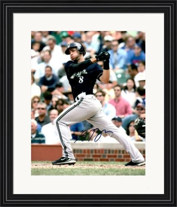 Ryan Braun imzalı 8x10 Fotoğraf (Milwaukee Brewers) 1 Keçeleşmiş ve Çerçeveli-İmzalı MLB Fotoğrafları