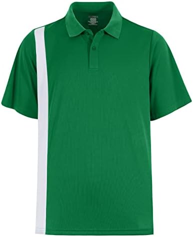 Erkek Serin Dri Fit Spor Golf Gömlek Nem Esneklik Aktif Performans polo gömlekler Büyük ve Uzun Boylu Kısa Kollu Yan