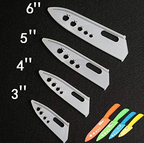 WellieSTR 5 Takım (4 boyutu) Bıçak Koruyucuları Koruyucu Bıçak Kapakları Bıçak Kapağı Kılıfları-Manzara Bıçaklarınızı