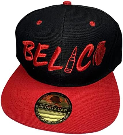 Belico JGL 701 El Genel El Chapo Chapiza İşlemeli Logo Siyah / Kırmızı Snapback