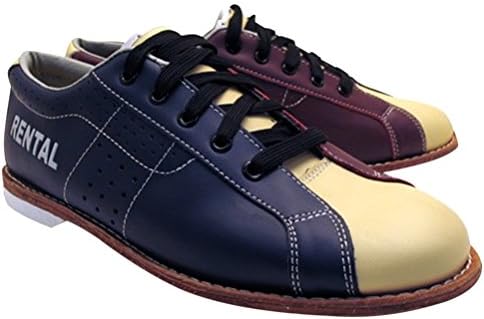 Bowlerstore Kadın Klasik Plus Kiralık Bowling Ayakkabıları (5 1/2 M ABD, Mavi/Kırmızı/Krem)