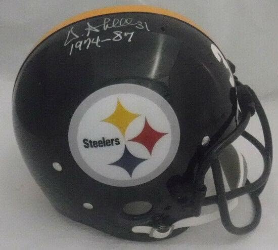 Donnie Shell İmzalı Pittsburgh Steelers Özel Tk Kaskı 1974-87 Sgc 20947-İmzalı NFL Kaskları
