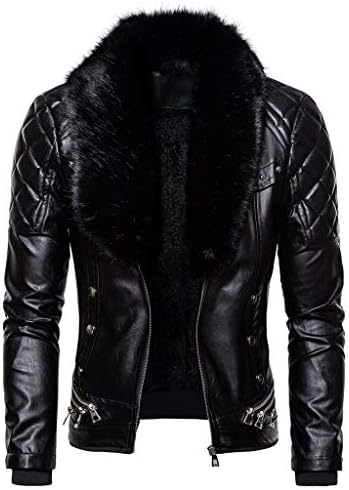 Ymosrh Ceketler Erkekler için erkek Deri Vintage Buhar Cep Fermuar Yaka Punk Gotik Retro Ceket kolej ceketi