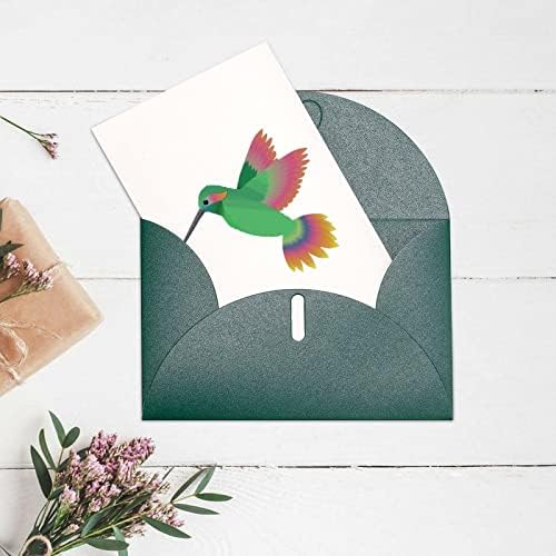 Komik Hummingbird Tüm Durum Tebrik Kartları Boş Not Kartları Zarflar ile 4 X 6 Doğum Günü Sempati Teşekkür Ederim