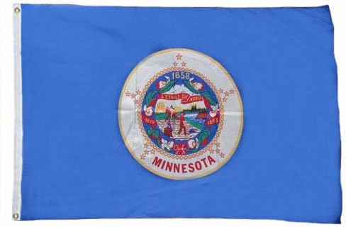 Minnesota Bayrağı 12X18 Ayak Naylon