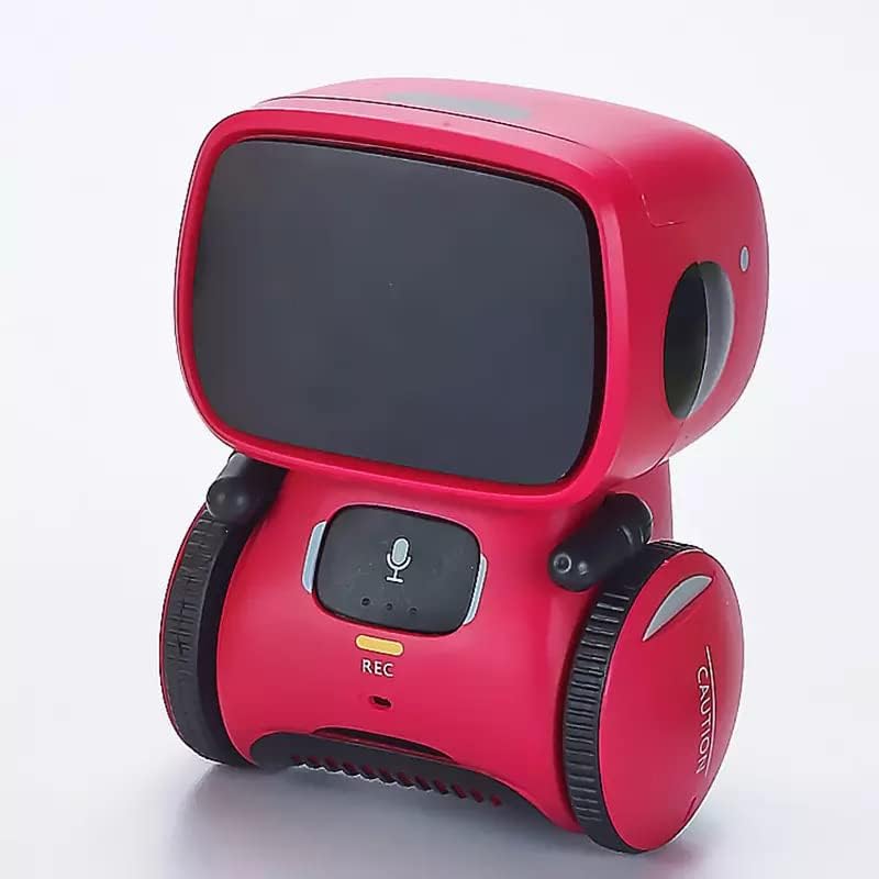 BOPTU Robot Oyuncak, Şarkı Söyleyen Dans Eden Çocuklar Konuşma Tanıma Özelliğine Sahip Akıllı Robot (Kırmızı)