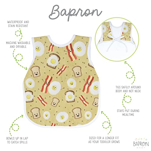 BapronBaby Yumurta ve Pastırma Paketi-Bapron (Sz Bebek / Yürümeye Başlayan Çocuk 6m-3T) + ıslak Çanta 11 x 9 Paket-Yumuşak