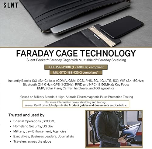 Sessiz Cep SLNT Su Geçirmez Faraday Kuru Çanta Askeri Sınıf Naylon 10 Litre Faraday Çantası-RFID Sinyal Engelleme
