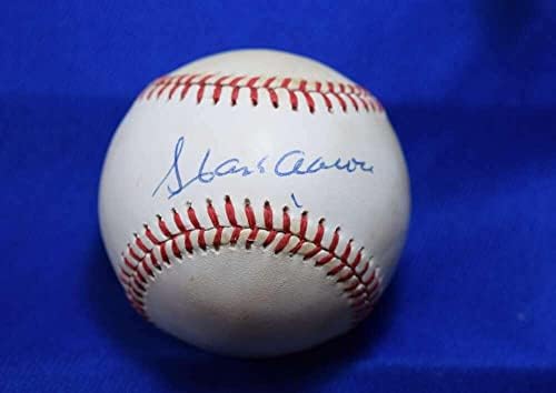 Hank Aaron JSA Sertifika İmzası Ulusal Lig ONL İmzalı Beyzbol-İmzalı Beyzbol Topları