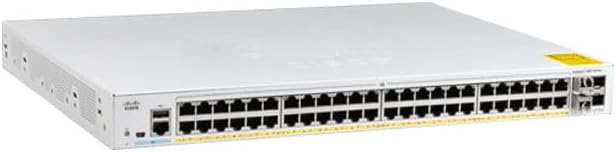 Cıso Katalizör 1000-48P-4X-L Ağ Anahtarı, 48 Gigabit Ethernet PoE + Bağlantı Noktası, 370W PoE Bütçesi (C1000-48P-4X-L)