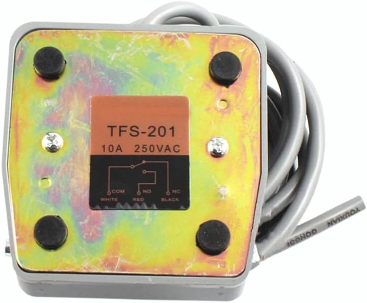 Ayak anahtarı TFS-201 pedal anahtarı sıfırlama anahtarı tel 2 m 220V10A TFS201