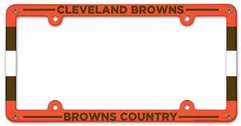NFL Cleveland Browns LIC Plaka Çerçevesi Tam Renkli