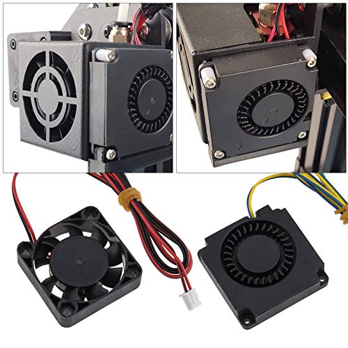 Çift 4010 ısı radyatör fanları 40x40x10mm12VDC Ekstruder Sıcak Sonu Fan ve Turbo Fan 2 Pinli Konnektör için Fit 3D