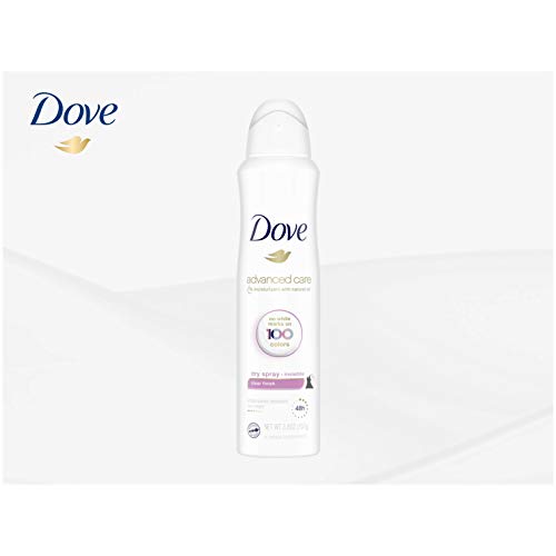 Güvercin Gelişmiş Bakım Görünmez Kuru Sprey Terlemeyi Önleyici Deodorant 100 Renkte Beyaz İz Yok Net Yüzey 48 Saatlik