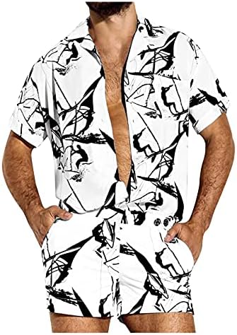 Xiloccer erkek havai gömleği Takım Elbise 2021 Erkek Yaz Kıyafet erkek Rahat Eşofman erkek 2 Parça Plaj Gömlek Takım
