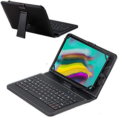 Navitech Siyah Klavye Kılıf ile Uyumlu Lenovo Akıllı Tab M10 FHD Artı Gen 2 Tablet