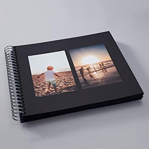 Semikolon-Maxi Mucho Siyah Kağıt Fotoğraf Albümü (12 x 13,5 inç.), Bordo