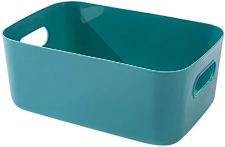 AWEAR Plastik Saklama Kutusu Depolama Sepeti ,Banyo,Mutfak tezgahı,Dolap, Yatak Odası için Kesme Kulplu Taşınabilir