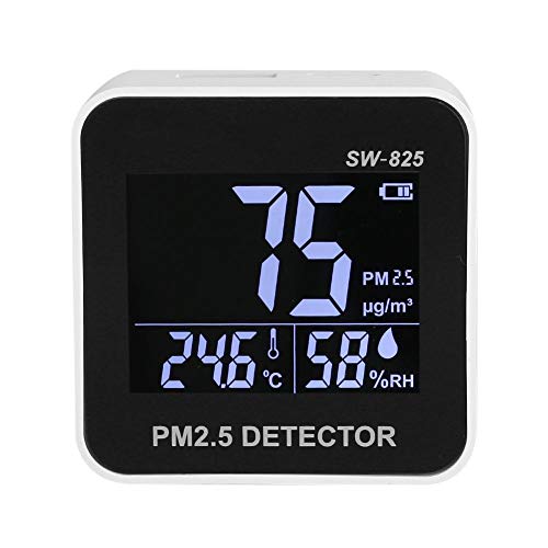 Duvara Monte Dedektör SNDWAY Dijital LED Hava Kalitesi Monitörü PM2. 5 Dedektörü Sıcaklık Nem Ölçer