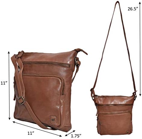 Bilge Baykuş Hakiki Deri çapraz askılı çanta ve Çantalar Kadınlar için Premium Crossover omuzdan askili çanta