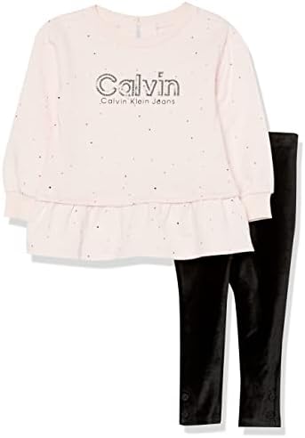 Calvin Klein kız bebek 2 Parça Tayt Takımı