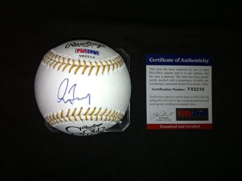 Greg Maddux imzalı Resmi Rawlings Altın Eldiven beyzbol Braves Cubs HOF PSA / DNA İmzalı Beyzbol Topları