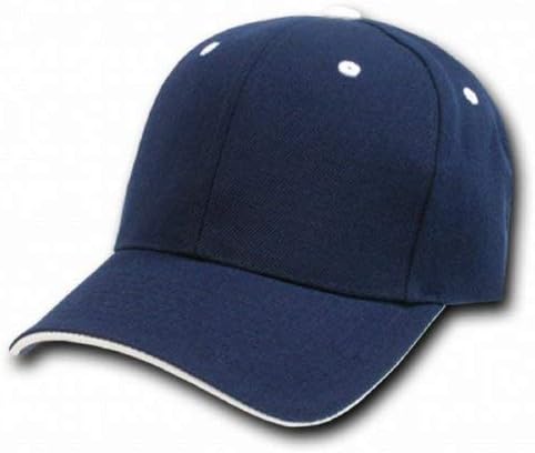 Sandviç Vizörlü Beyzbol Şapkası-Lacivert / Beyaz