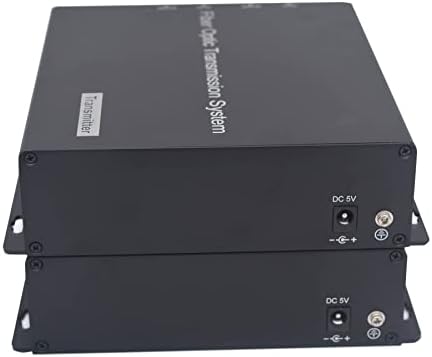 Wekuant 4 Port 3G-SDI Video Fiber Dönüştürücüler Kiti Sıkıştırılmamış, RS422 RS232 Veri Dahil, HD SDI Fiber Optik