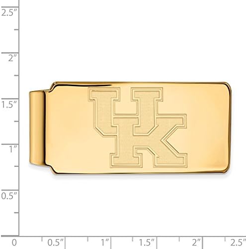 Kentucky Para Klipsi (14 ayar Sarı Altın)