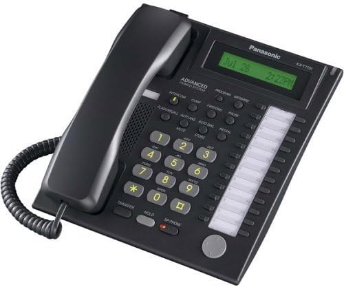 Panasonic KX-T7731 24 Düğmeli Ekranlı Telefon Siyah (Yenilendi)
