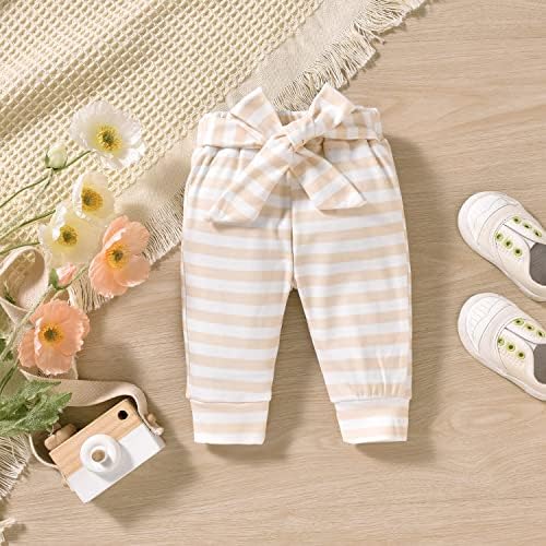Aalizzwell Preemie Yenidoğan Bebek Bebek Kız Giysileri Nervürlü Romper Bodysuit pantolon seti Sonbahar Kış Kıyafetler