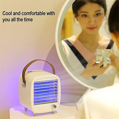 Taşınabilir Ac Klima, Taşınabilir LED Klima Küçük USB Masaüstü Soğutma Fanı, Oda Yatak Odası Ofis Masası için Yatak