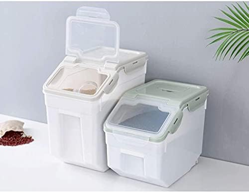 gıda saklama kabı Saklama kabı Pirinç Kova Ev Pirinç Silindir Mühürlü Pirinç saklama kutusu Plastik Mutfak Pirinç