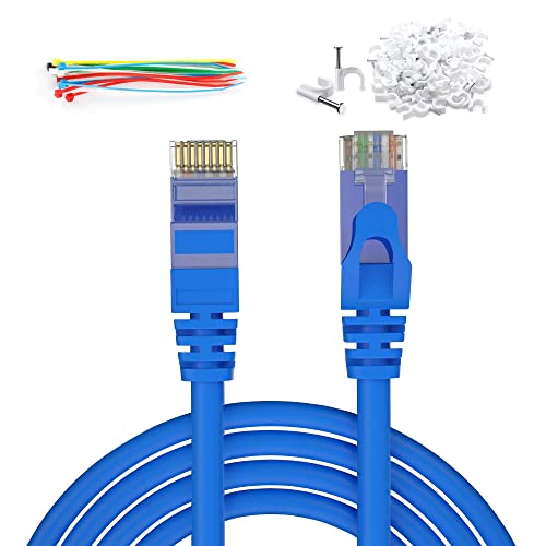 Oyun için MAXLİN KABLO Cat6 Ethernet Kablosu 75ft Yeşil LAN Ağ Yama Kablosu Kablosu-Klipsli Yüksek Hızlı İnternet