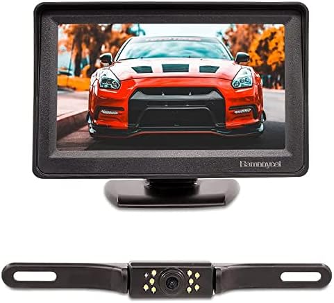 TFT LCD renkli monitör Kiti ile geri görüş kamerası Araba HD Ters Kamera Araba Kamyon Pikap SUV için Su Geçirmez 12V