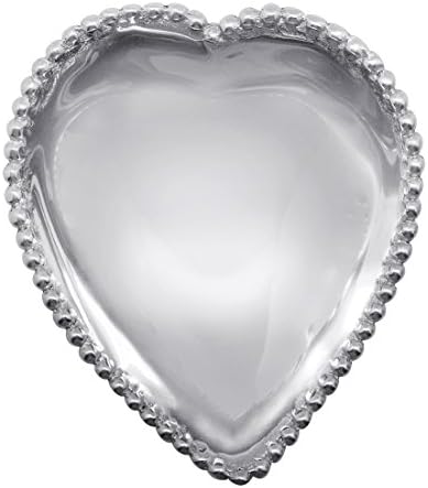 Mariposa Boncuklu Kalp Kase, Gümüş