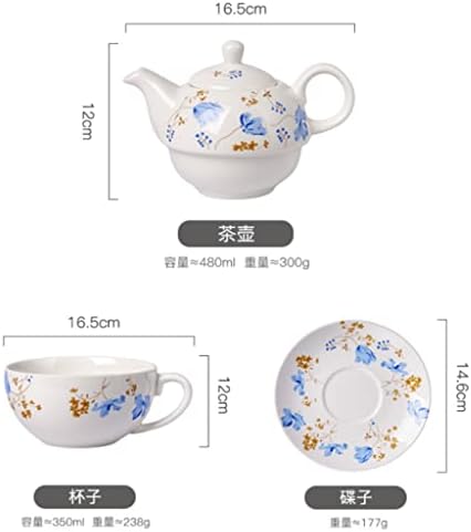 QUESHENG Kişiselleştirilmiş Anne ve Çocuk Pot cezve su kabı Yaratıcı Seramik çay seti çiçek çayı Pot