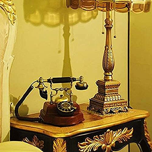 UXZDX CUJUX Telefon Antika Telefon Eski Antika Ev Ofis Sabit Sabit Klasik Vintage Eski Moda Döner Tarzı