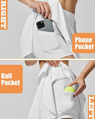 pungkbungk Tenis Pilili Etekler Kadınlar için Golf Atletik Giyim Skorts Mini Katmanlı Yaz Egzersiz Koşu Şort