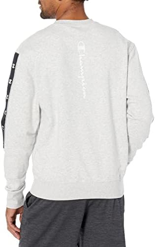 Şampiyon Erkek Orta Ağırlık Polar Sweatshirt, Erkek Kazak Sweatshirt, Erkek Logo Sweatshirt